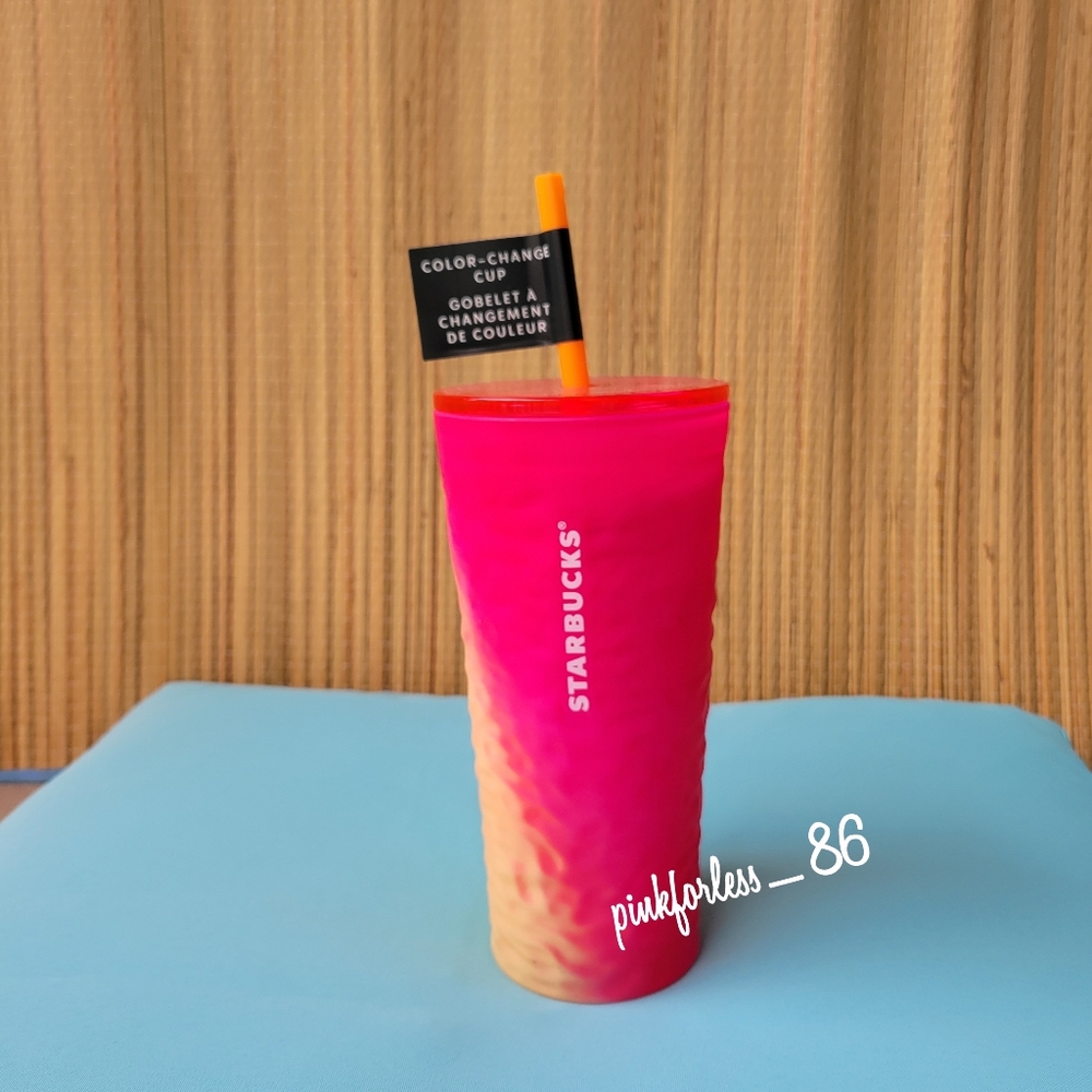 2 STARBUCKS COLOR CHANGING TUMBLERS - Picture 3 of 13